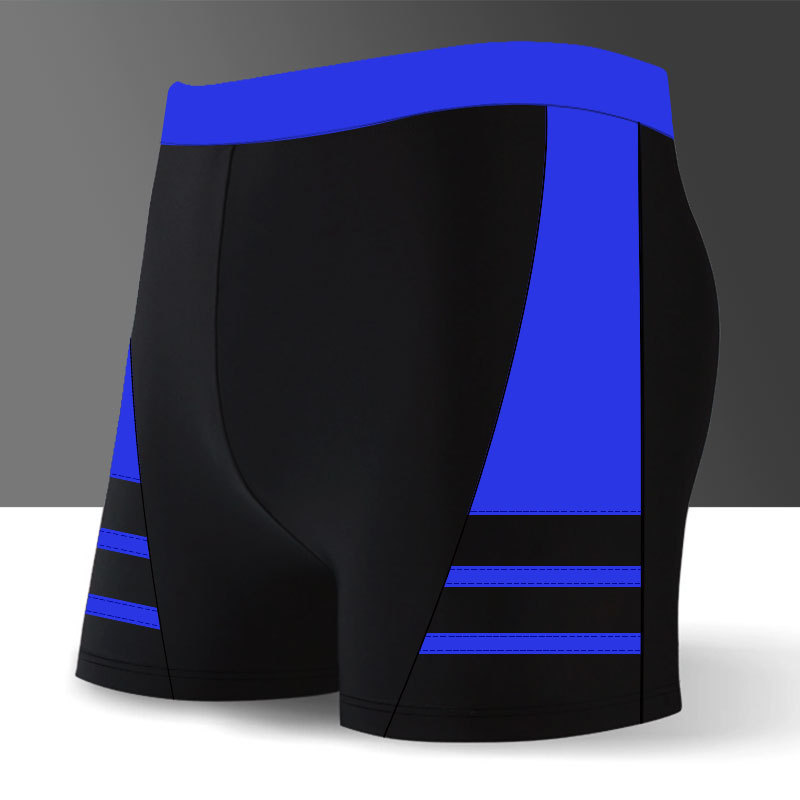 Nuevo traje de baño para hombres boxeadores de aguas termales de moda de color a juego para hombres tallas grandes Bañadores anti-vergüenza anti-cloro pantalones cortos para hombres