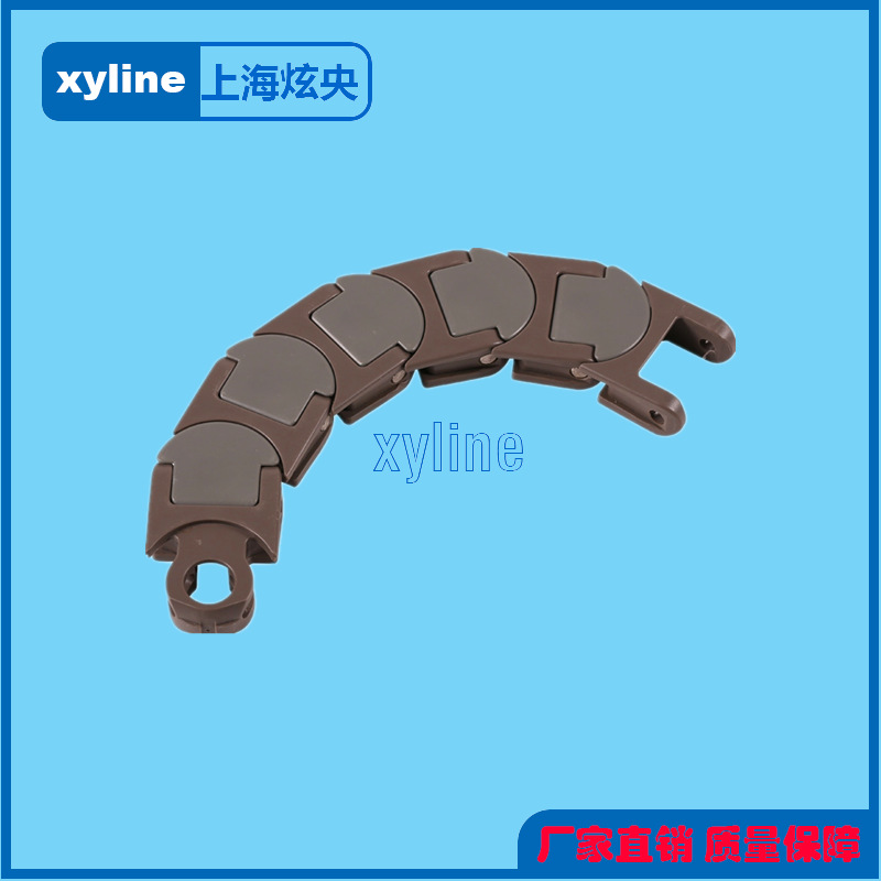 1765龙骨链塑料链条龙骨链塑料链输送机柔性链板