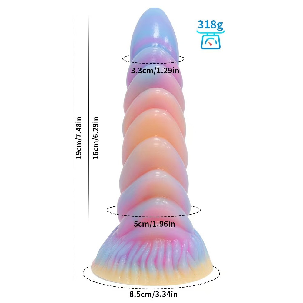Realistischer Dildo Plug Mit Leuchteffekt Analspielzeug_voghion.com