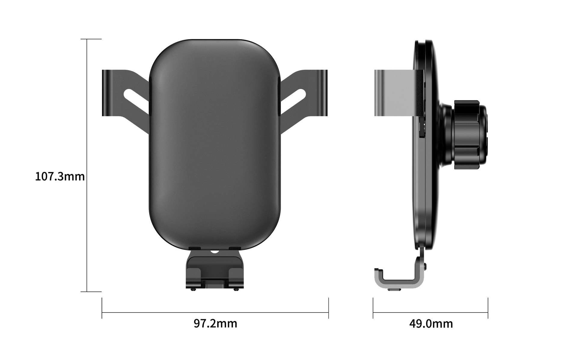 J29 soporte para teléfono móvil para automóvil soporte de navegación por gravedad salida de aire soporte totalmente metálico panel de soporte para automóvil