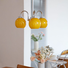包豪斯卧室吊燈北歐設計師款現代輕奢客廳主燈法式中古燈餐廳燈