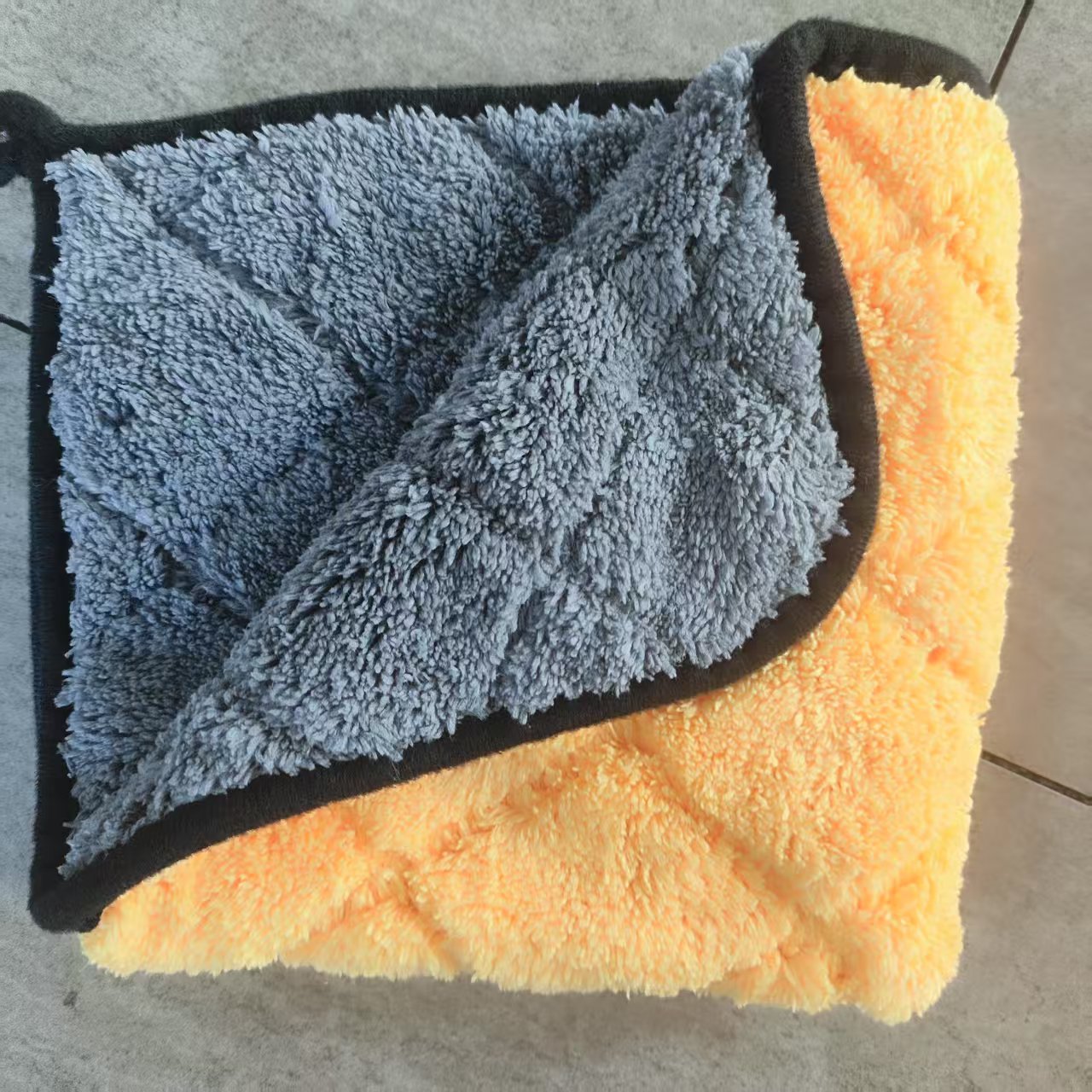Toalla de lavado de automóviles de coral gemelo de diamante toalla absorbente de doble cara toalla espesa toalla de limpieza de automóviles toallas de limpieza de pelo