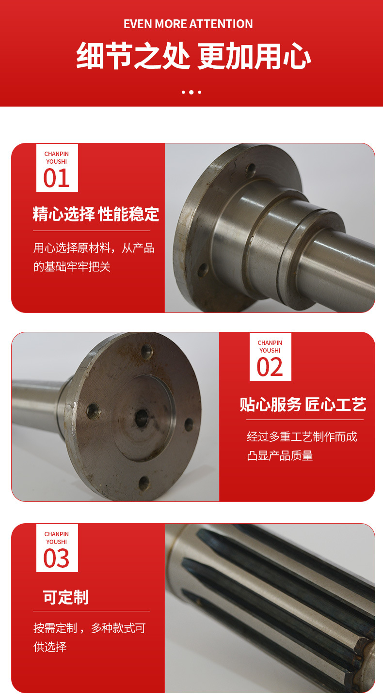 In-Stock Direct Shipment 220 Gearbox First Shaft Assembly Compatible with Xcmg Road Roller Loader Gearbox Transmission Parts