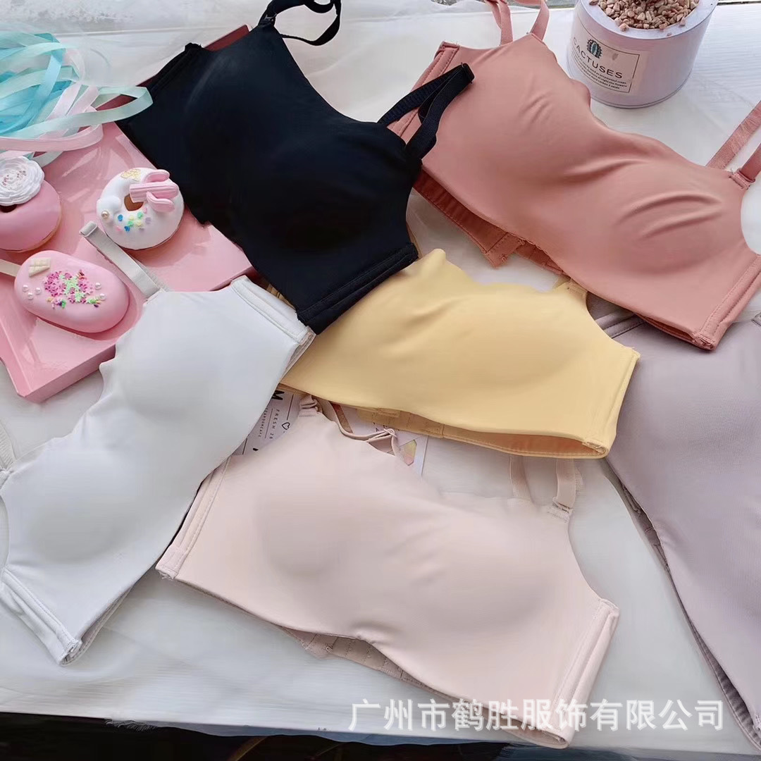 Venta directa de fábrica comercio electrónico transfronterizo Sudeste de Asia Vietnam Tailandia damas sin costuras sujetador de recogida lateral cómodo