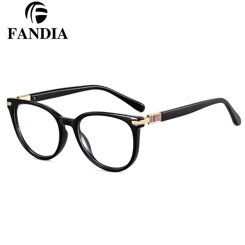 82162 Comercio exterior europeo y americano antiazul gradiente montura de gafas para mujer gafas de moda gafas de miopía se pueden utilizar con gafas
