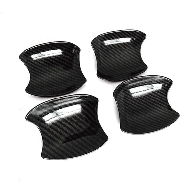 auto accessories: Other Car Modifications - crown-outer-door-bowl-carbon-fiber-pattern-4-piece-set