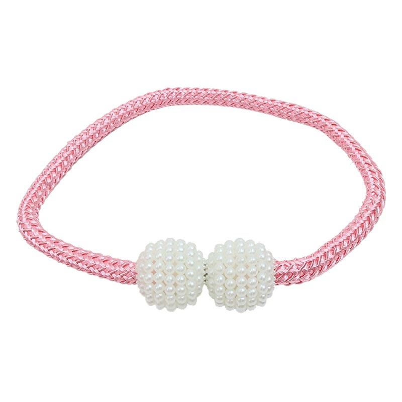 Оптовые магнитные держатели для штор без сверления с крупными жемчужинами, крепления для штор, аксессуары для штор