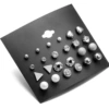 Silver, 12 pair