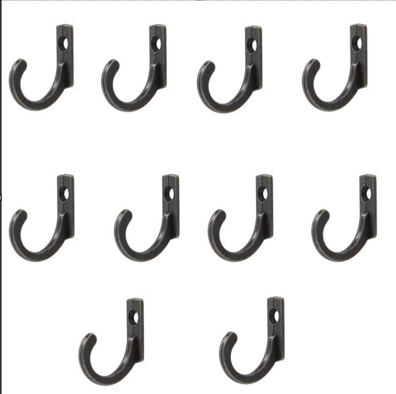 Gancho de ropa transfronteriza solo gancho aleación ropa antigua gancho ropa gancho aleación solo gancho Extra pequeño mini GANCHO 2 hoyos gancho