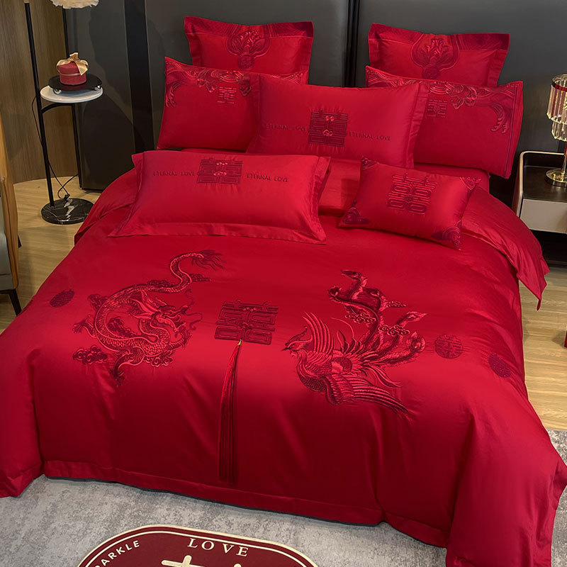 드래곤과 피닉스 레전드 QXF-레드 [부티크 자수]