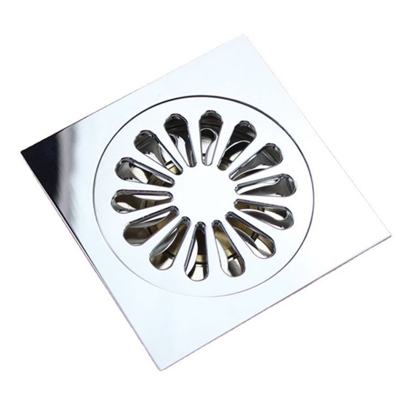 Desagüe de suelo de cobre grueso personalizado núcleo antiolor de gran desplazamiento balcón general baño sala de ducha anti-insectos antiolor desagüe de suelo