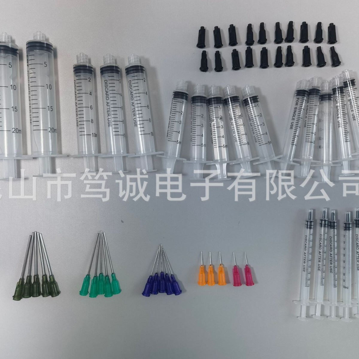 60件针筒针头套装 手动手推点胶针筒针头加墨 喂食 贴钻 抽油针桶