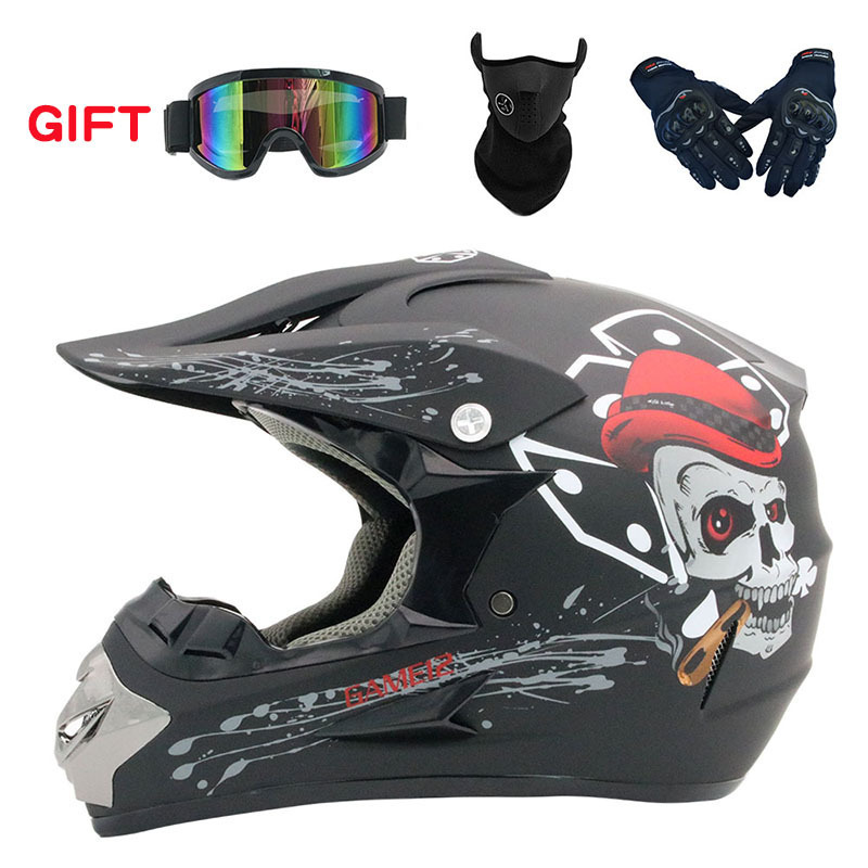 Off-road mountain motorcycle helmet Four Seasons men and women riding electric car full helmet air supply mirror mask gloves Off-road mountain motorcycle helmet Four Seasons men and women riding electric car full helmet air supply mirror mask gloves