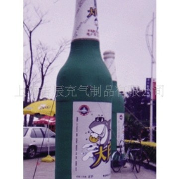 充气产品模型 室外大型移动充气啤酒瓶气模 易拉罐模型充气道具