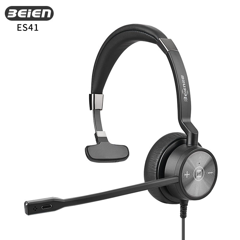 Beneo ES41 Dual Active Noise Cancelling Microphone Headset ANC+ENC Hybrid Noise Reduction Business Customer Service Headset Beneo ES41 Dual Active Noise Cancelling Microphone Headset ANC+ENC Hybrid Noise Reduction Business Customer Service Headset