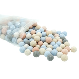 Fish tank filter material five-color hollow quartz ball nitrifying bacteria ceramic ring bacterial House nano culture ball filter material