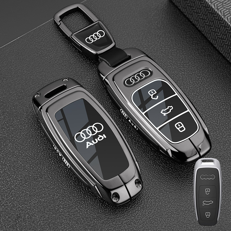 奥迪a6l钥匙套a4l/q5l/a3l/q3/q2l/a5/a7l/q7男士a8专用q4etron车|undefined