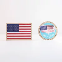 Значок/флаг независимого дня США от производителя DJ источник Европа и Америка поп дом декоративная 2024 новое место