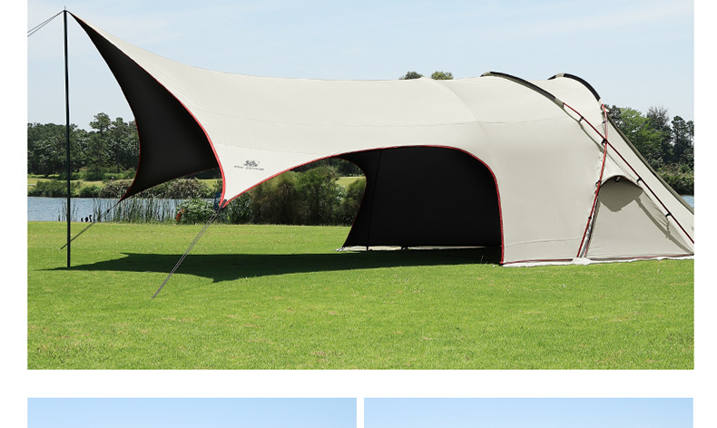 Donkey's Friend Outdoor Camping Tent Customization Multifunctional One-Bedroom-One-Living-Room Exhibition Hall Camping Canopy OEM