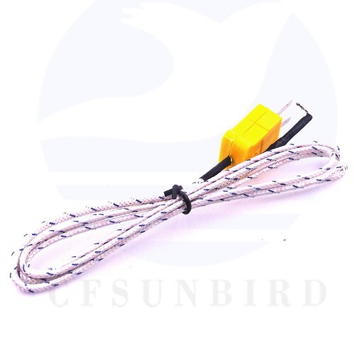 Surface thermocouple K-type temperature probe temperature sensor high temperature temperature measurement line 1 meter