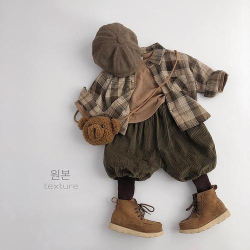 Men's Shirt Checkered 2025 New Spring Outfit Long Sleeve Children's Trendy Top Boy Cool Stylish Autumn/Winter Jacket Shirt