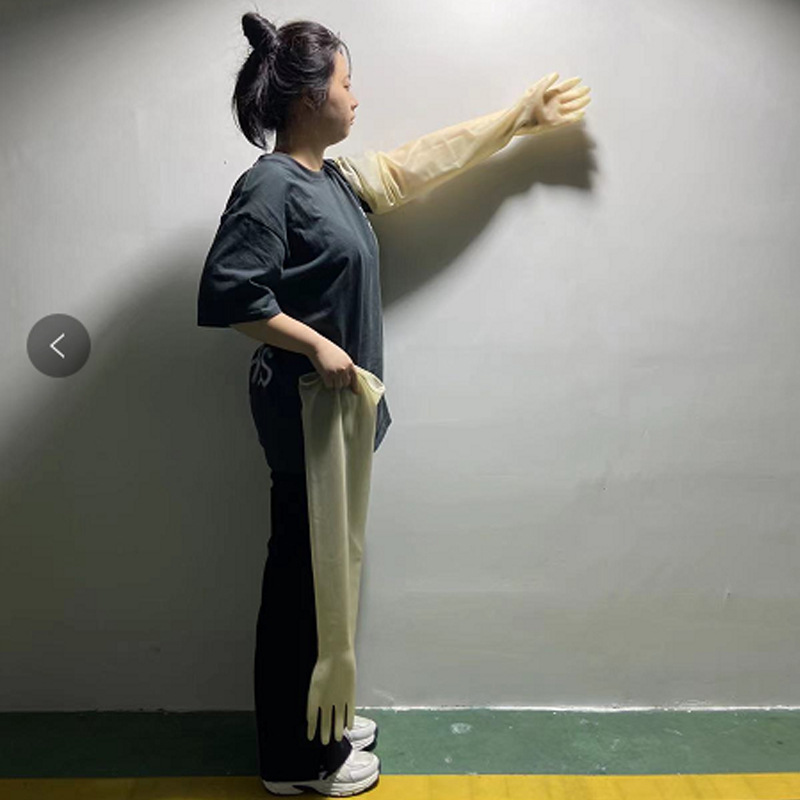 70cm长乳胶手套