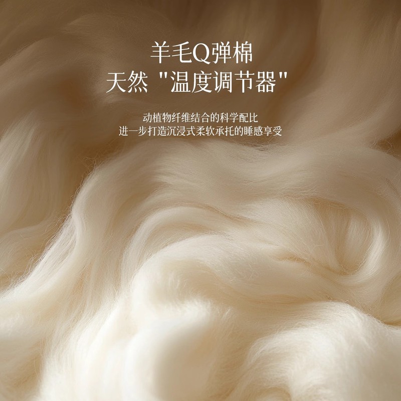 手工拉扣马尾毛床垫羊毛双层弹簧高端星级酒店席梦思母婴级软床垫|undefined