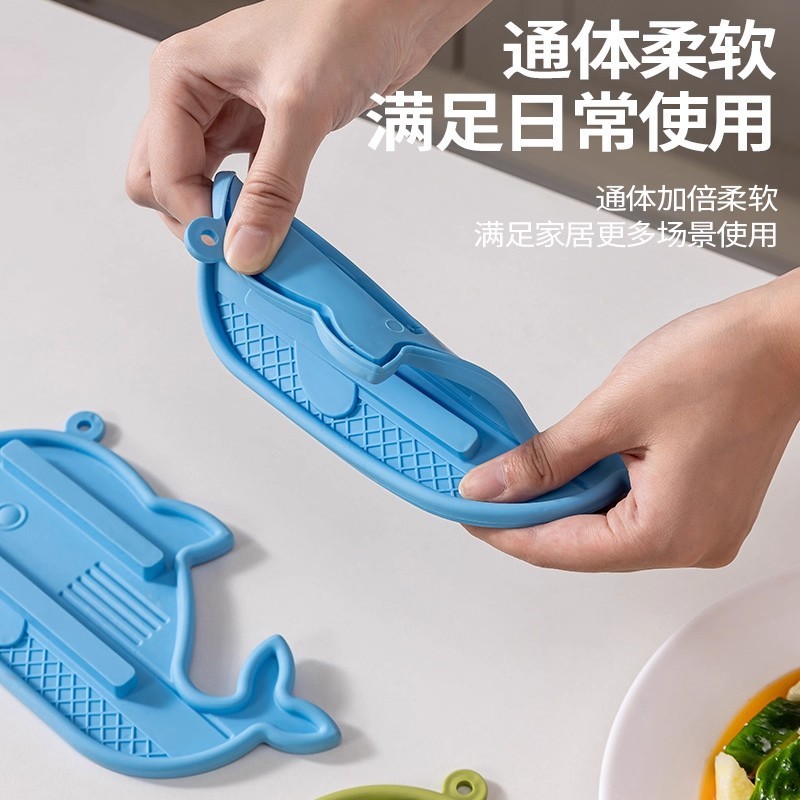 锅盖放置器锅盖纳垫硅胶台面沥水垫隔热垫砧板放置垫肥皂沥水垫|undefined