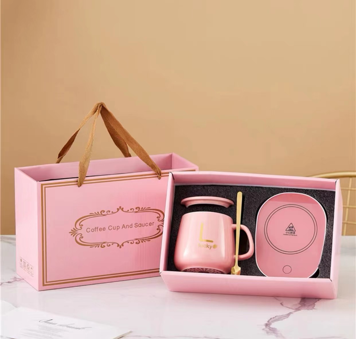 따뜻한 컵 세트 핑크(폼)