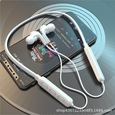 クロスボーダーBT71ブルートゥースイヤホン掛け式5.0スポーツ両耳首掛け式重低音無線ランニングイヤホン|undefined