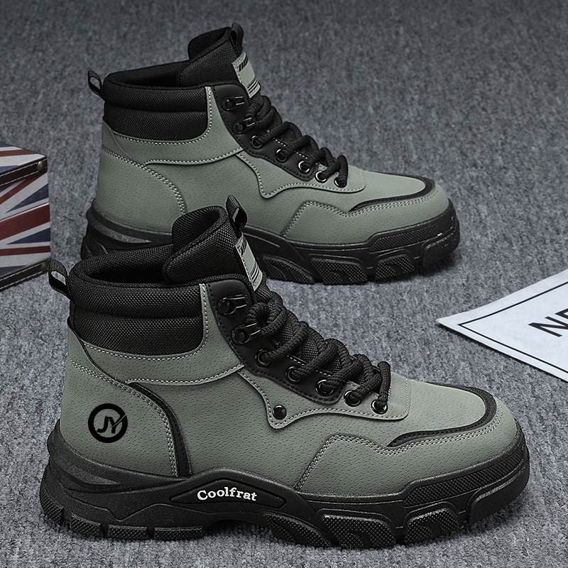 BOTAS Martin de alta gama zapatos masculinos otoño 2025 nuevas tendencias masculinas zapatos de herramientas 100 botas cortas de estilo británico