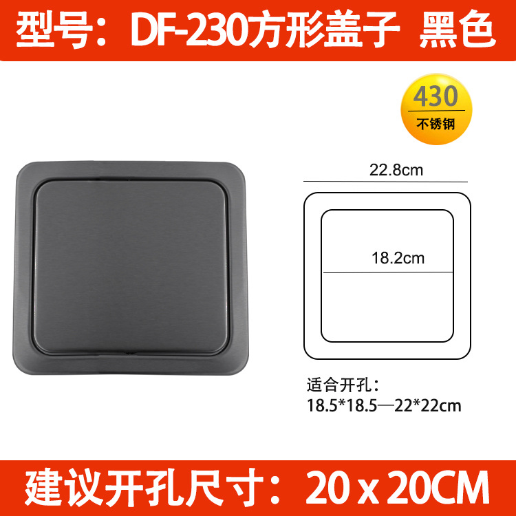 Encimera empotrada cubierta basculante basura puede Flip cubierta de acero inoxidable cubierta basculante cocina lavabo herramientas cubierta oculta