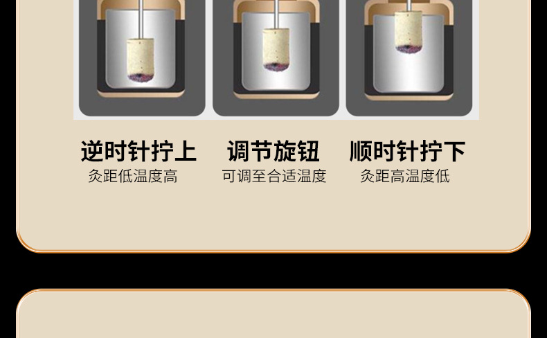 Portable Moxibustion Box Three-Needle Bamboo Wood Smokeless Moxa Warmer Full Body Hanging Moxa Therapy quality and texture