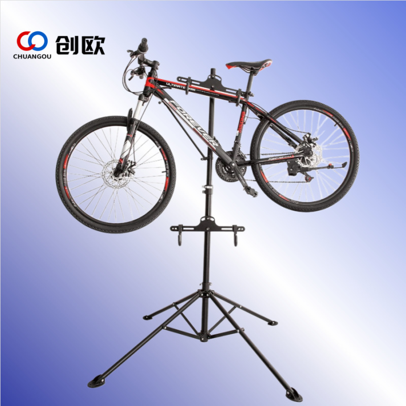Soporte de exhibición para bicicletas al por mayor, soporte de exhibición de cuatro patas para bicicletas de montaña, soporte colgante para bicicletas de interior, soporte de reparación.