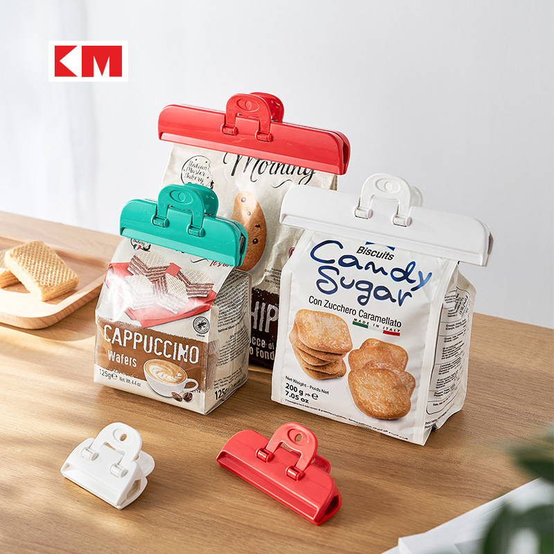 KM.1106厨房整理封口夹食品保存工具夹封口器家用塑料零食袋夹|undefined