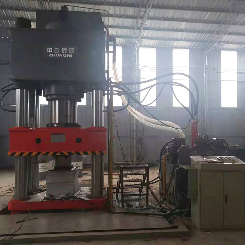 中合600四梁四柱液压机 630吨石墨匣钵压胚压力机 粉末成型油压机