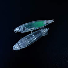 日系SMITH千友猫内镭射波爬路亚饵7cm/5.9g透明乌贼仿生鱼饵本体