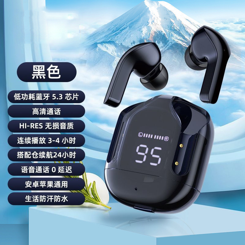 外国貿易専用air31透明モデル高音質入耳式運動デジタル表示無線bluetoothイヤホン源工場|undefined