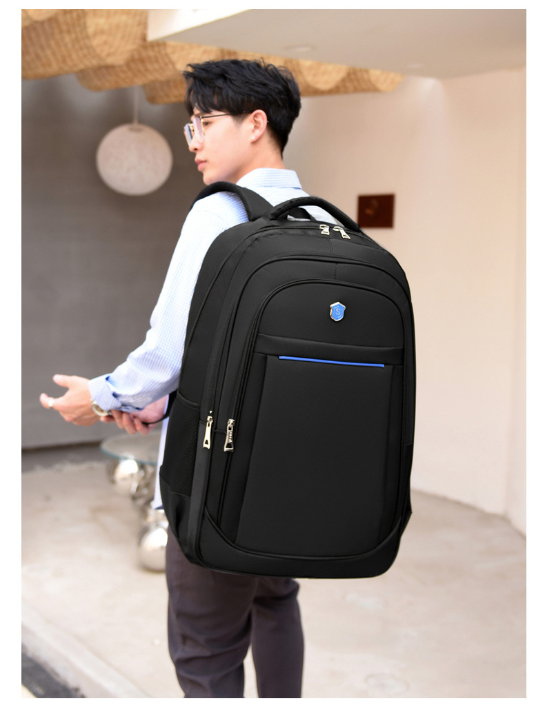 Wholesale New Men's Business Computer Bag Leisure Travel Backpack display picture 1