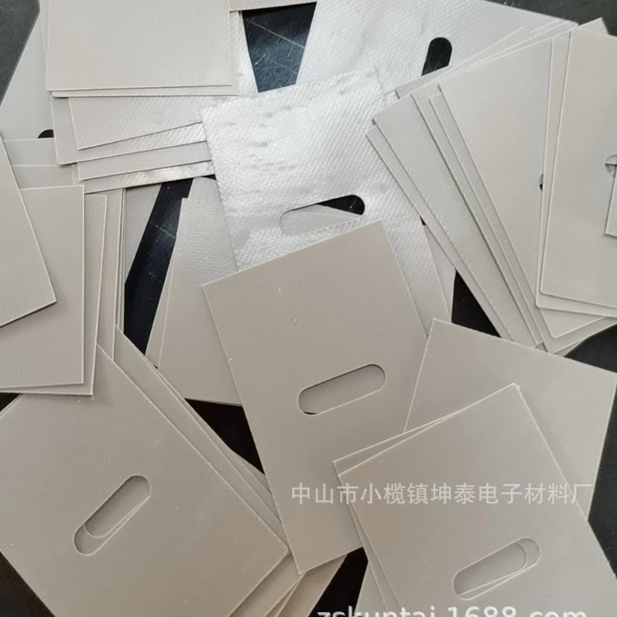供应逆变器矽胶片背胶绝缘垫矽胶布散热导热绝缘片