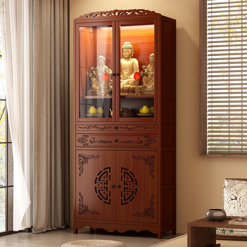 Buddhist Altar Table, Buddha Table, Entrance Living Room, Feng Shui Entrance Table, Home New Chinese Style Hall Worship Table, Cabinet