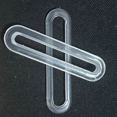 プラスチック手押し気目楕円鶏眼内穴3mm * 33mm