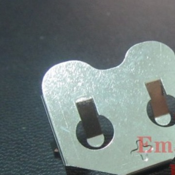 CR2477 金属电池座 holder  插件DIP  3039 BK-887 磷铜镀镍