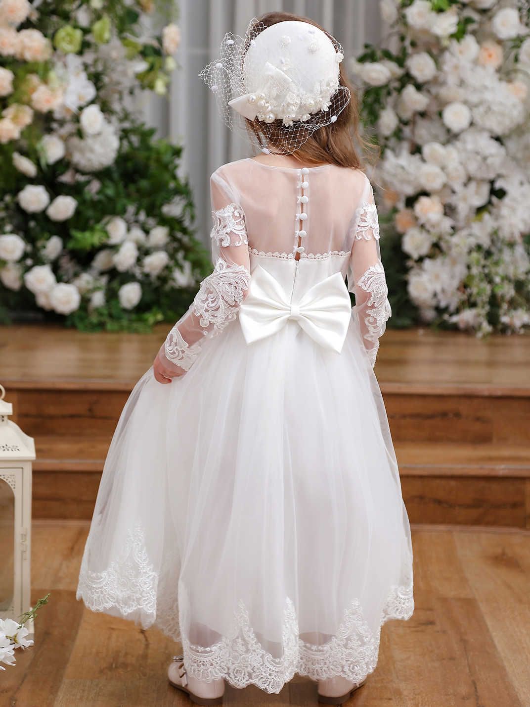 Vestido de princesa para niños, niña, gasa esponjosa, cumpleaños, niña de las flores, vestido de novia, anfitrión, traje de piano