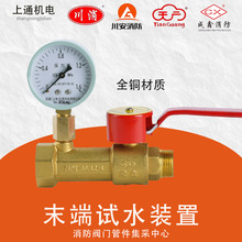 末端试水装置DN25带证喷淋头智能消防四川成鑫全铜消防喷淋灭火器