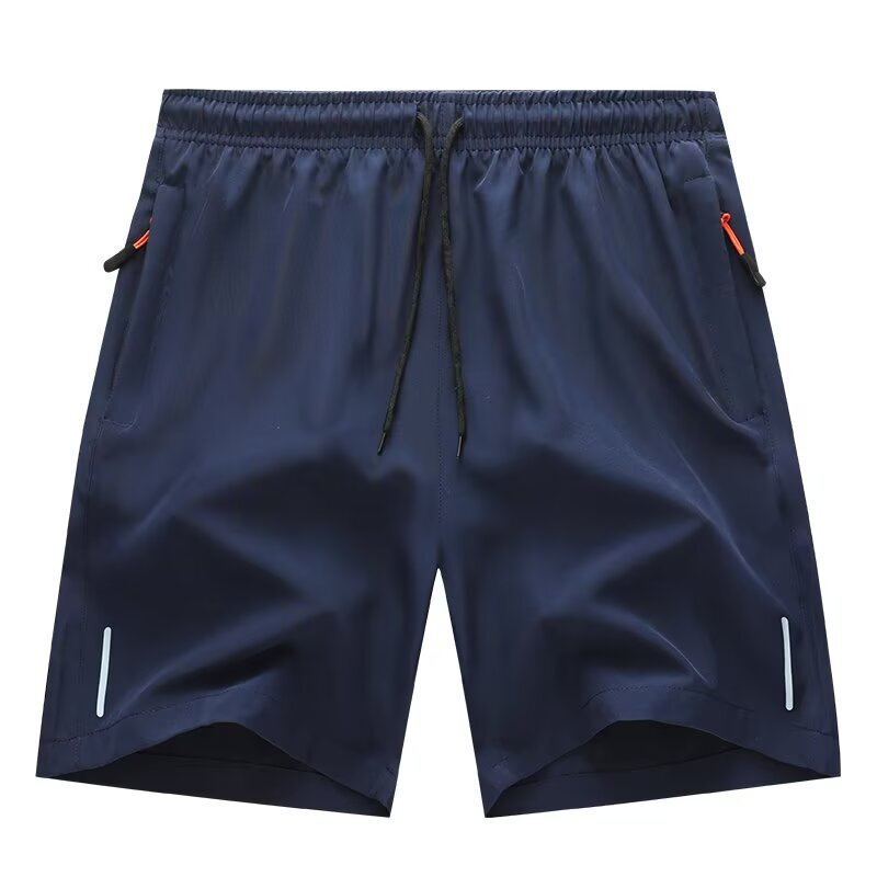 Men's Shorts Summer 2025 New Quick-drying Black regular Cargo Pants Teenagers Solid Color Micro-bullet Mid-high Waist Trendy