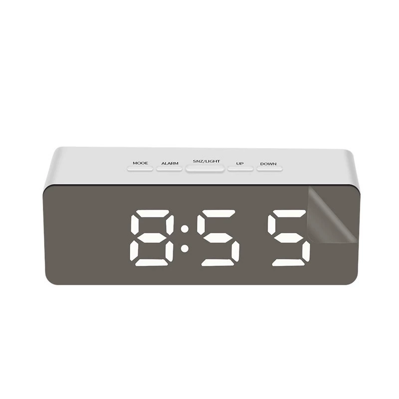Universal electronic brand watch, simple and elegant design, mirror effect