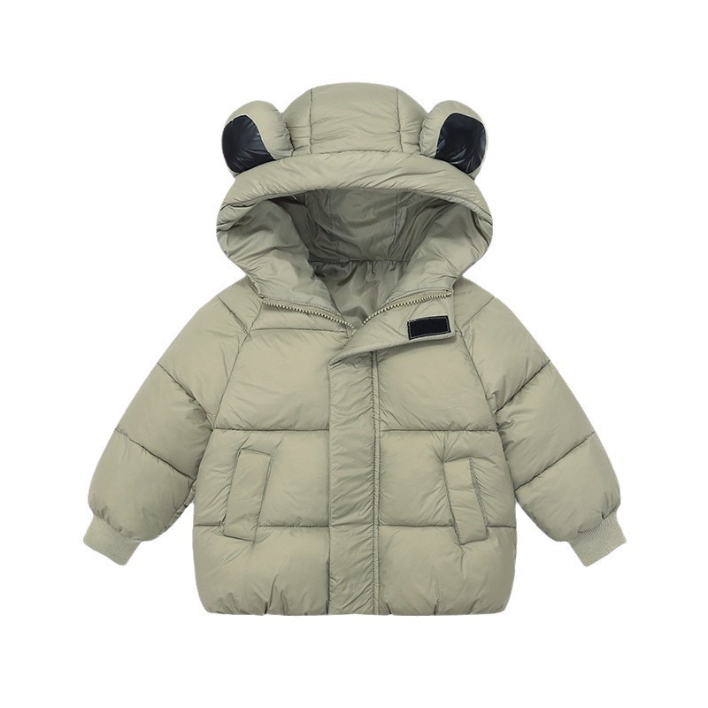 Comercio exterior ropa de invierno para niños, ropa de algodón de pluma para niños, niñas y niñas, abrigo de algodón grueso para bebés, ropa de algodón para bebés y niños pequeños