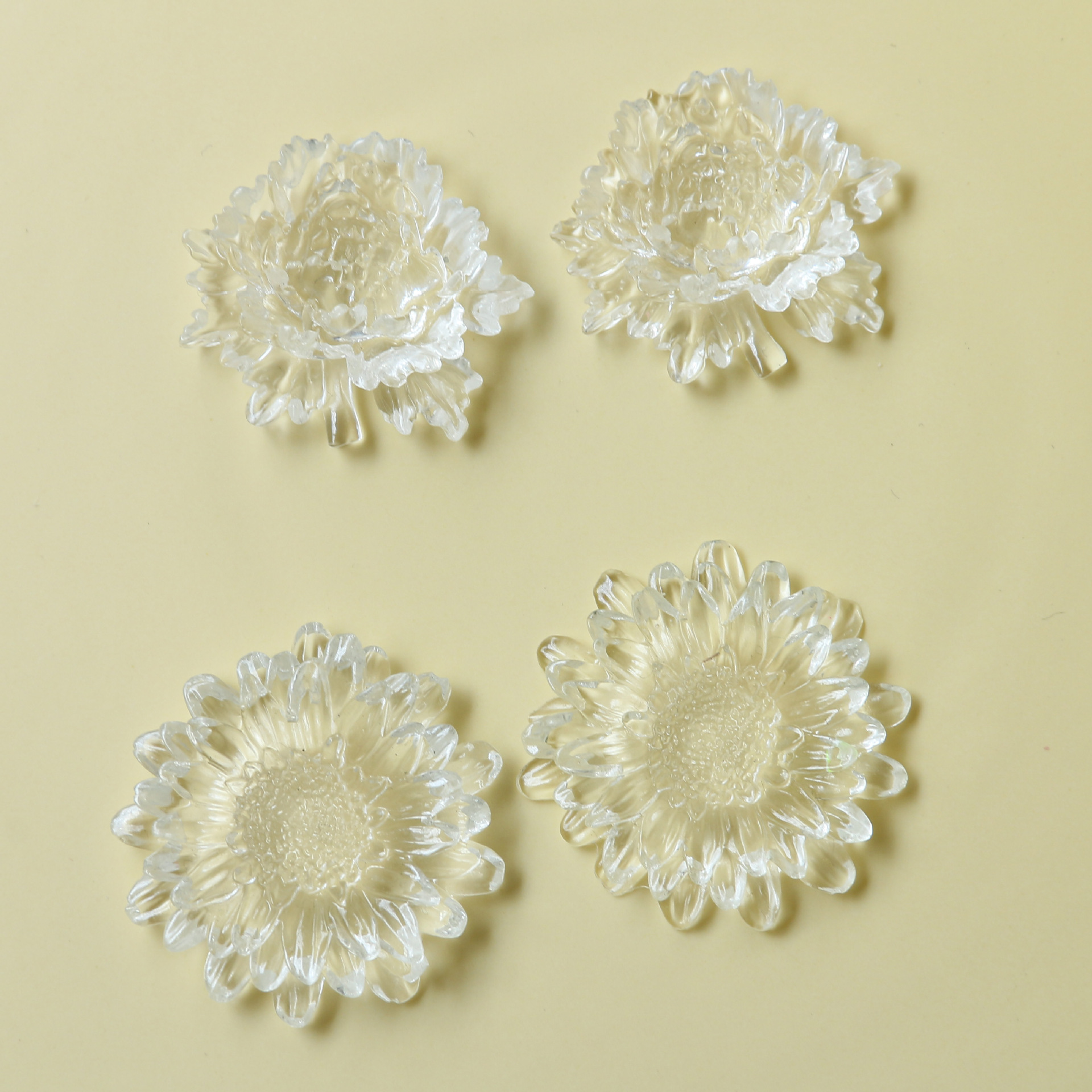 Simple style transparent Daisy diy handmade earrings earrings accessories sweet girl bracelet hair rope female jewelry wholesale