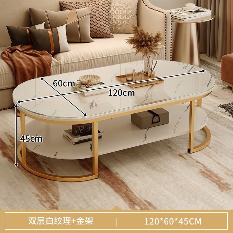 Mesa de té sala de estar mesa de té doméstica alquiler de casa sofá simple moderna y lujosa nueva pequeña mesa de casa pequeña